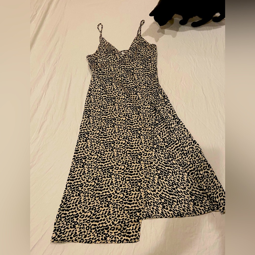 Cheetah print dress